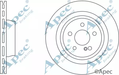 Тормозной диск APEC braking DSK3274