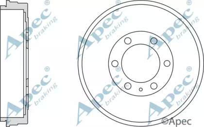 Тормозный барабан APEC braking DRM9992