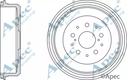 Тормозный барабан APEC braking DRM9997