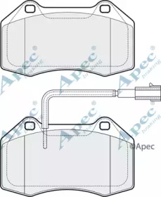 Комплект тормозных колодок APEC braking PAD1866