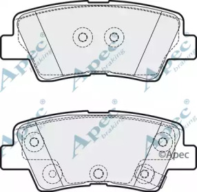 Комплект тормозных колодок APEC braking PAD1896