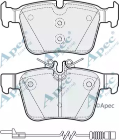 Комплект тормозных колодок APEC braking PAD2031