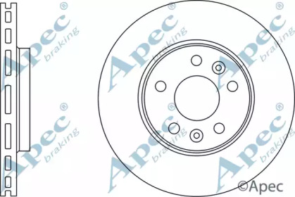 Тормозной диск APEC braking DSK3187