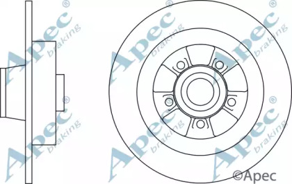 Тормозной диск APEC braking DSK3188