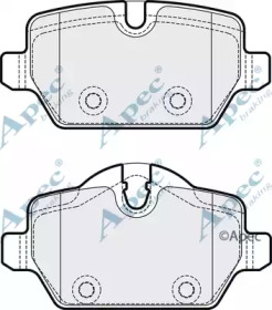 Комплект тормозных колодок APEC braking PAD1817