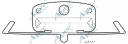 Комплектующие APEC braking KIT1028