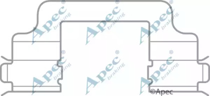 Комплектующие APEC braking KIT1083