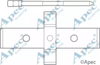 Комплектующие APEC braking KIT1088