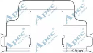 Комплектующие APEC braking KIT1130