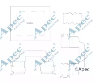 Комплектующие APEC braking KIT1162