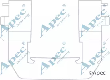 Комплектующие APEC braking KIT1164