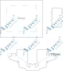 Комплектующие APEC braking KIT1166