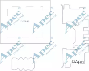 Комплектующие APEC braking KIT1179