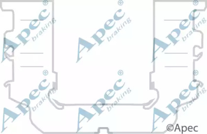 Комплектующие APEC braking KIT1180