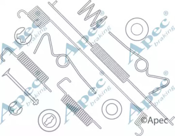 Комплектующие APEC braking KIT747