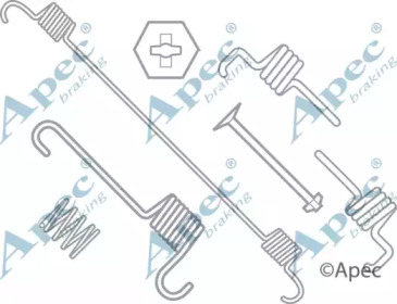 Комплектующие APEC braking KIT748