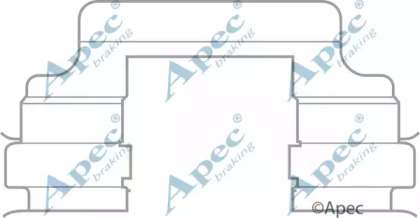 Комплектующие APEC braking KIT578