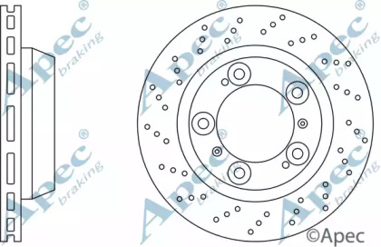 Тормозной диск APEC braking DSK2503