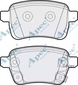 Комплект тормозных колодок APEC braking PAD2064