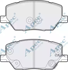 Комплект тормозных колодок APEC braking PAD2065