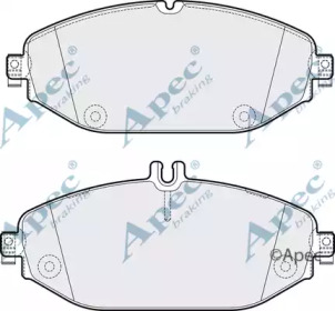 Комплект тормозных колодок APEC braking PAD2055