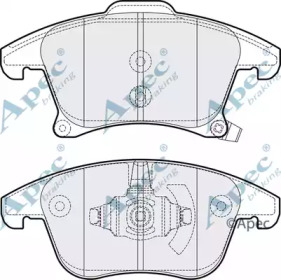 Комплект тормозных колодок APEC braking PAD2070