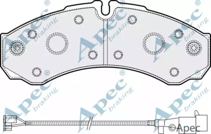 Комплект тормозных колодок APEC braking PAD2078