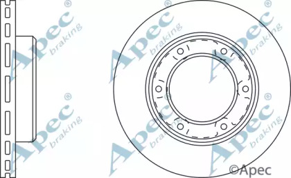 Тормозной диск APEC braking DSK953