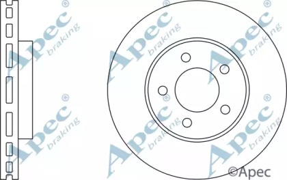 Тормозной диск APEC braking DSK2314