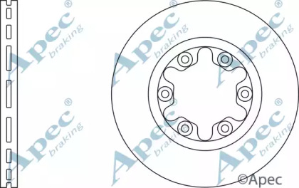 Тормозной диск APEC braking DSK2320