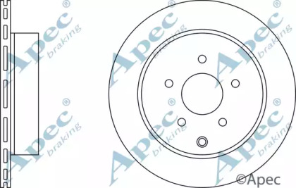 Тормозной диск APEC braking DSK2568