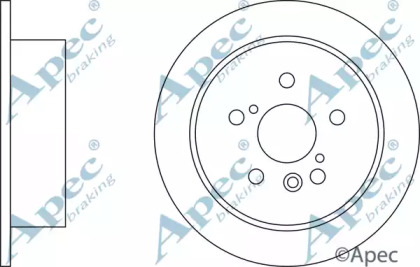 Тормозной диск APEC braking DSK2581