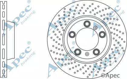 Тормозной диск APEC braking DSK3112