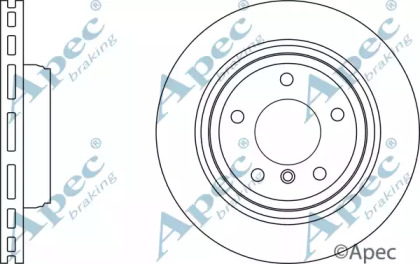 Тормозной диск APEC braking DSK3101