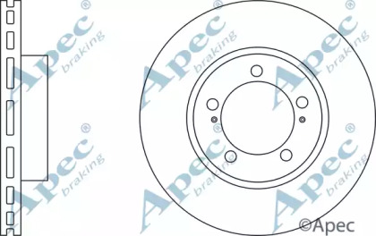 Тормозной диск APEC braking DSK3094