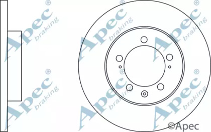 Тормозной диск APEC braking DSK3088