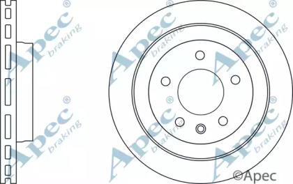 Тормозной диск APEC braking DSK3083