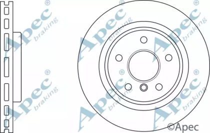 Тормозной диск APEC braking DSK3062