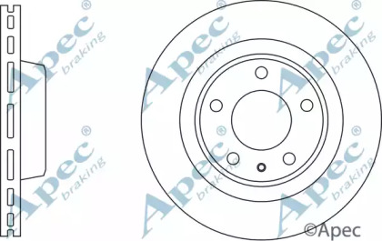 Тормозной диск APEC braking DSK3048