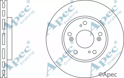 Тормозной диск APEC braking DSK3046