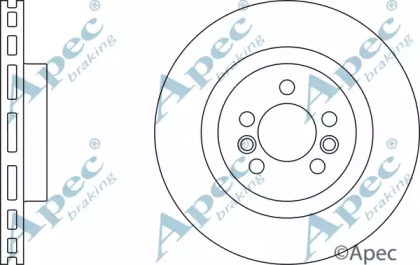 Тормозной диск APEC braking DSK3042