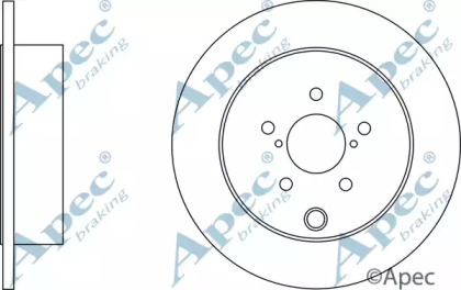 Тормозной диск APEC braking DSK3040