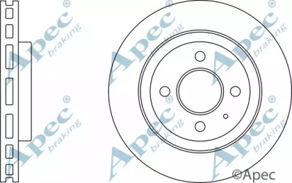 Тормозной диск APEC braking DSK3026