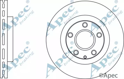 Тормозной диск APEC braking DSK3023