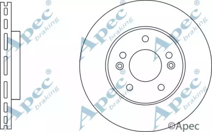 Тормозной диск APEC braking DSK3015