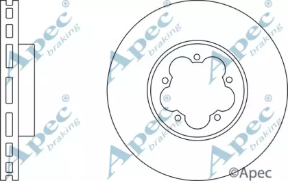 Тормозной диск APEC braking DSK2976