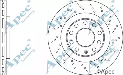 Тормозной диск APEC braking DSK2971