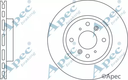 Тормозной диск APEC braking DSK2964