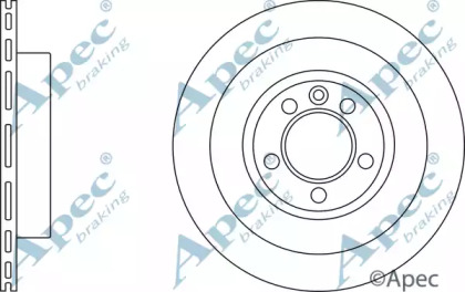 Тормозной диск APEC braking DSK2958