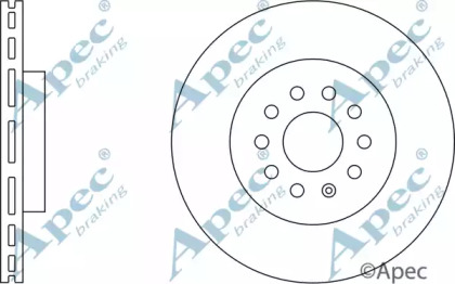 Тормозной диск APEC braking DSK2951